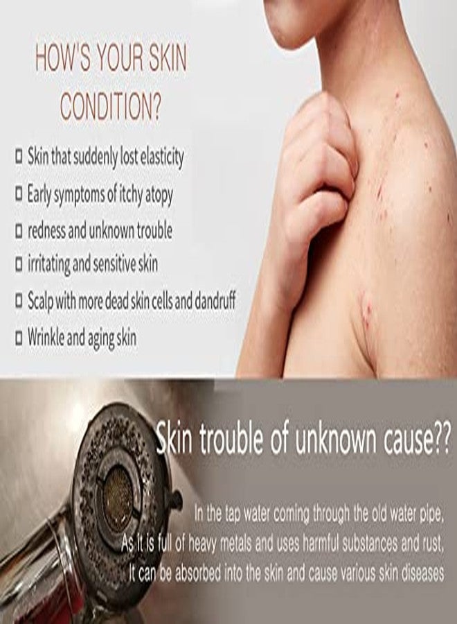 MYMI BUBBLEMON Vitamin Shower Filter (Lovely Lemon) Vitamin C Shower Filter Skin Moisturizing Skin Dry Protection Aroma Therapy Made in Korea - Image 4