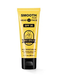 Bee Bald Smooth Plus Daily Moisturizer W/Spf 30 Broad Spectrum Sunscreen Tones, Hydrates & Moisturizes While Protecting Skin From The Sun'S Harmful Uva/Uvb Rays.  - Image 1