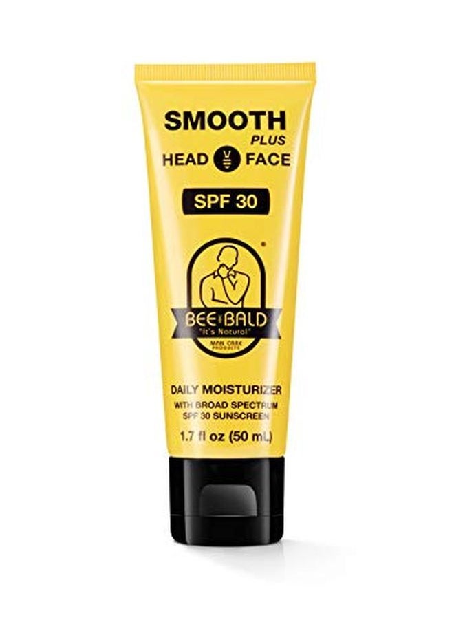 Bee Bald - Smooth Plus Daily Moisturizer W/Spf 30 Broad Spectrum Sunscreen Tones, Hydrates & Moisturizes While Protecting Skin From The Sun'S Harmful Uva/Uvb Rays. - Image 1