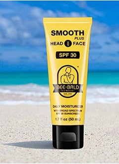 Bee Bald Smooth Plus Daily Moisturizer W/Spf 30 Broad Spectrum Sunscreen Tones, Hydrates & Moisturizes While Protecting Skin From The Sun'S Harmful Uva/Uvb Rays.  - Image 3