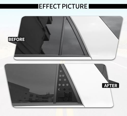 Voodonala for 4Runner Rear Window Molding Panel Cover Aluminum Alloy Compatible with Toyota 4Runner Accessories 20102023 - Image 3