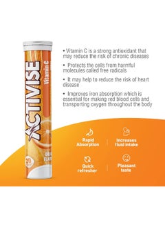 Activise Vitamin C 1000MG Orange, 40 Effervescent Tablets  - Image 3