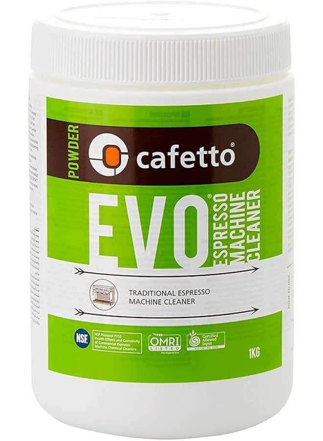 Cafetto Organic Espresso Machine Cleaner - Evo Powder - 1kg - Image 1