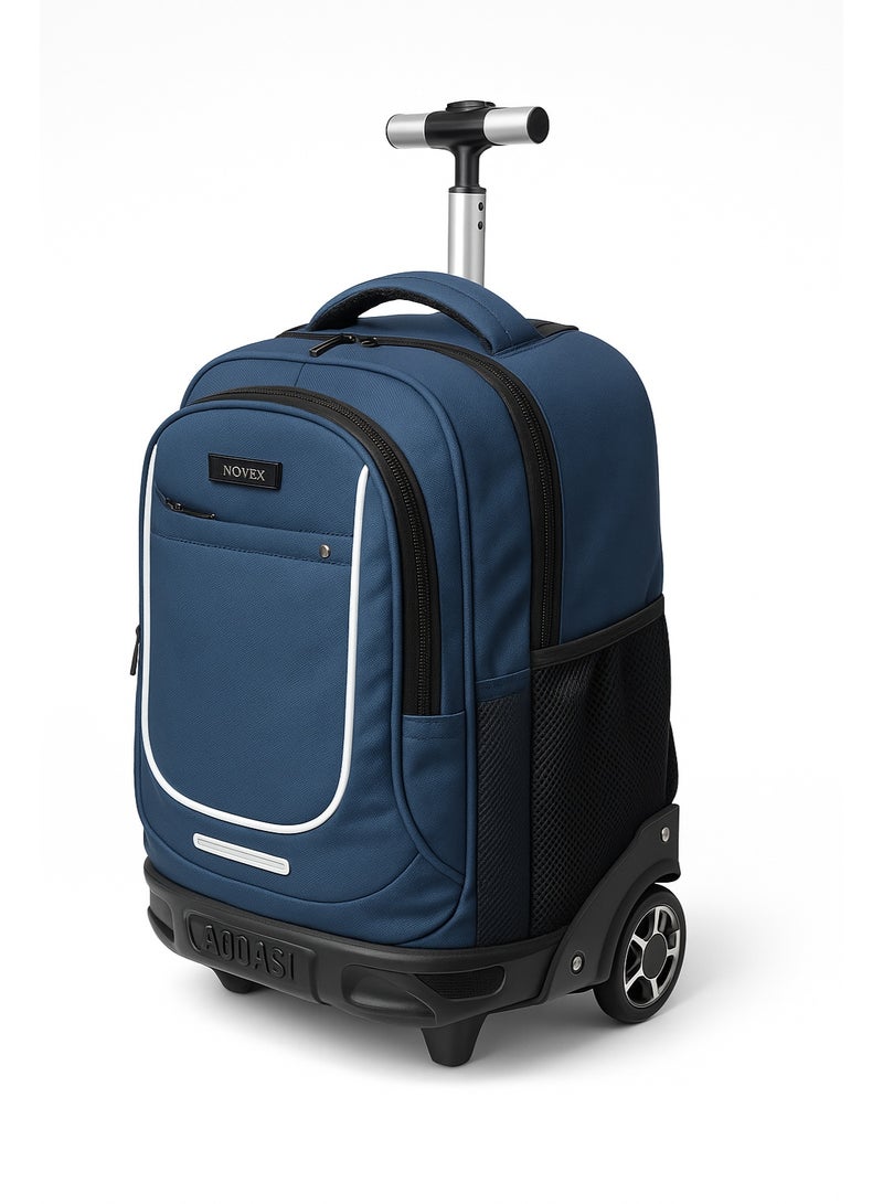 AODASI Trolley School Bag, School Bags for Girls and boys Trolley Bag for Kids Travel Bag Trolley Luggage backpack multi useful - Image 2