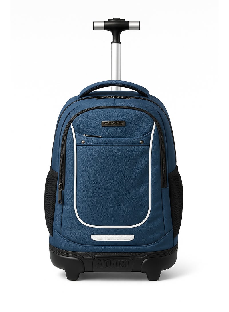 AODASI Trolley School Bag, School Bags for Girls and boys Trolley Bag for Kids Travel Bag Trolley Luggage backpack multi useful - Image 1