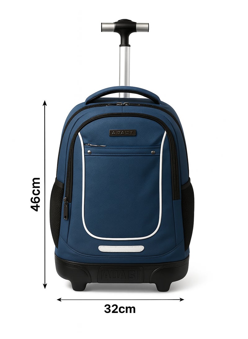 AODASI Trolley School Bag, School Bags for Girls and boys Trolley Bag for Kids Travel Bag Trolley Luggage backpack multi useful - Image 3