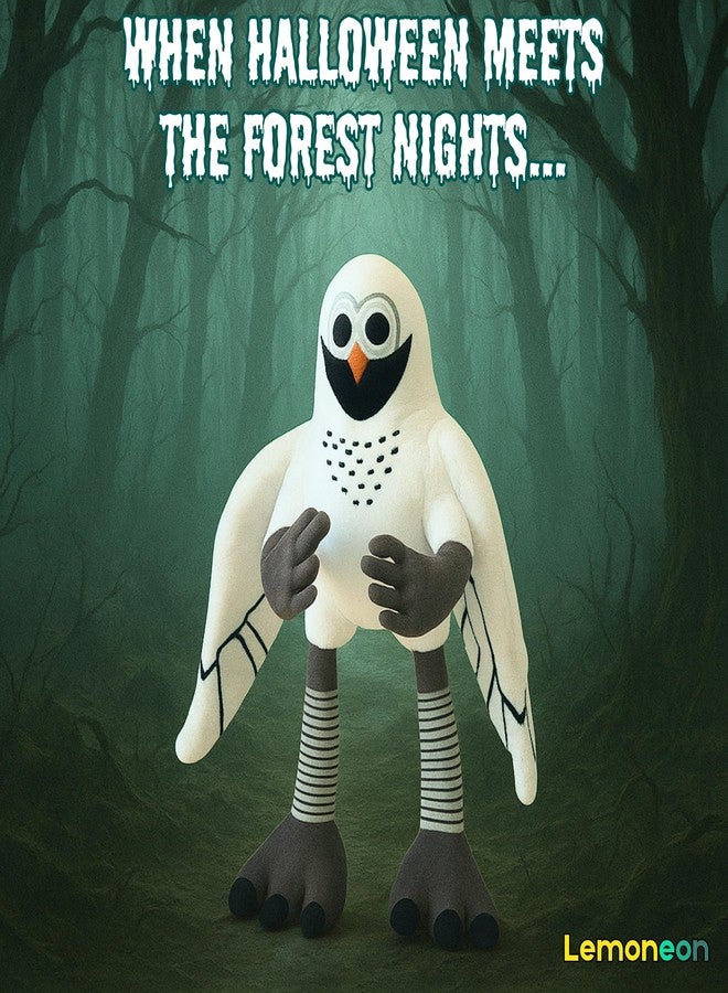 Lemoneon 10" Owl 99 Nights in The Forest Plush Toy Pillow for Video Game Fans and Halloween - Image 3
