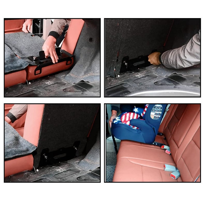 Chelhead Universal CarSeat ISOFIX Latch Interface Bracket, Child Seat Restraint Anchor Mounting Kit ISOFIX Belt Connector for Baby Safety Chair - Image 5