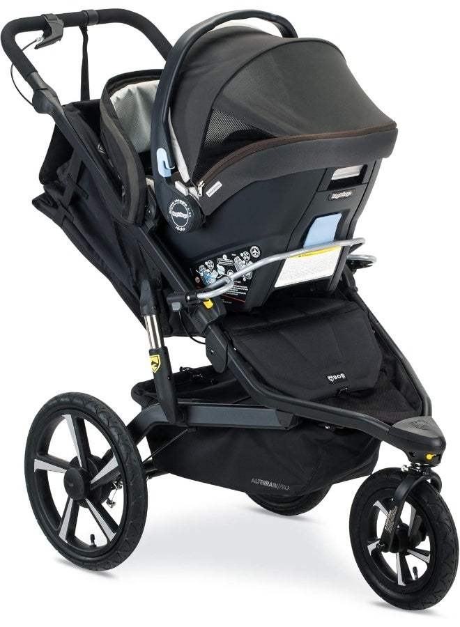 BOB Gear Britax BOB Gear Single Jogging Stroller Adapter for Peg Perego Infant Car Seats, Gray - Image 4