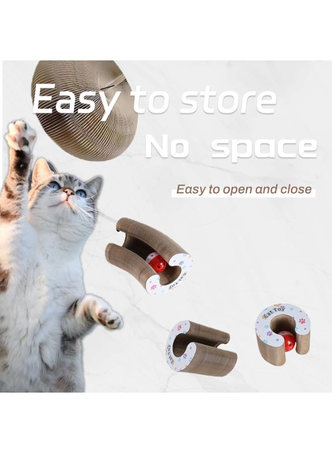 general cat Toy Magic Organ Cat Scratching Board Toy Kitty curlz Foldable Accordion Cats Toy - Image 5