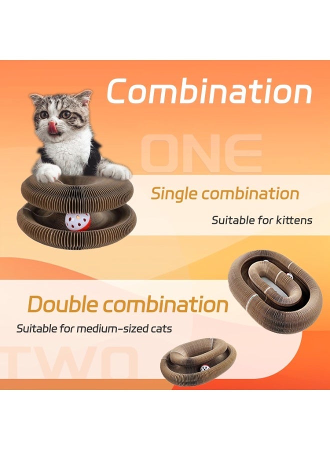 عام لعبة Cat Magic Organ Cat Scratfer Board Toy Kitty Curlz Curlz Accordion Cats Toy - Image 3