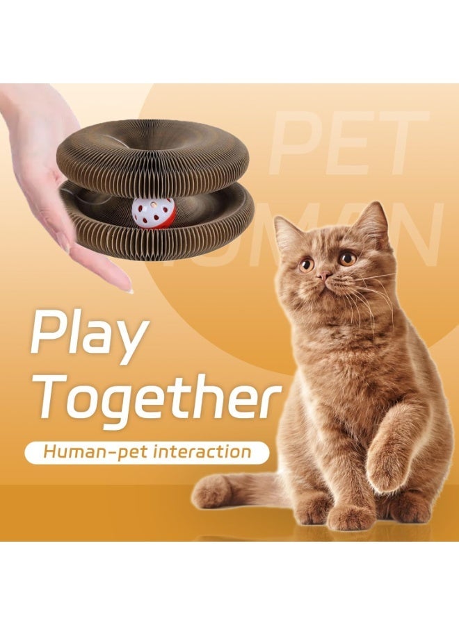 عام لعبة Cat Magic Organ Cat Scratfer Board Toy Kitty Curlz Curlz Accordion Cats Toy - Image 5