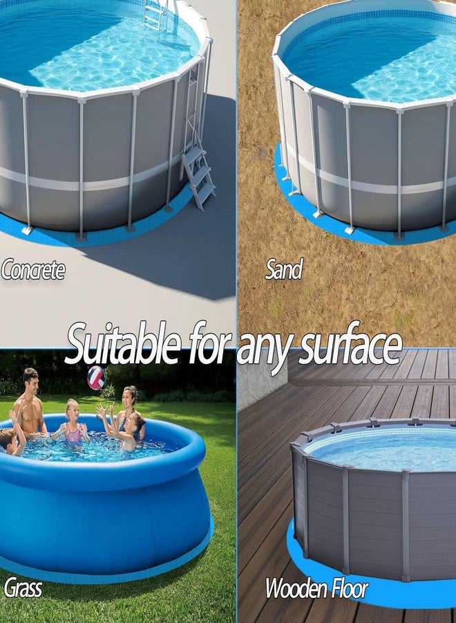 Ahpuhtan 18ft Round Pool Liner Pad for Above Ground Pool, Outdoor Pool Mat for Above Ground Pool Pad, Under Pool Floor Liner Pad, Prevents - Image 5