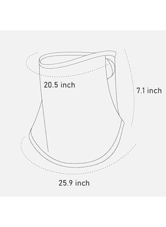 GNAFOTU Unisex UV Face Shield & Neck Gaiter, UPF 50+ Sun Protection, Elastic Face Mask with Ear Loops, Multipurpose Bandana for Outdoor Activities (14.5” x 9.4”) - Image 5