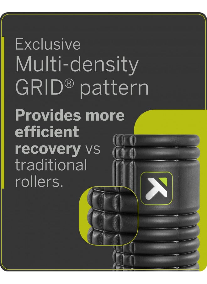 Trigger Point Performance TriggerPoint GRID Foam Roller for Exercise, Deep Tissue Massage and Muscle Recovery, Original (13-Inch), Black  - Image 2