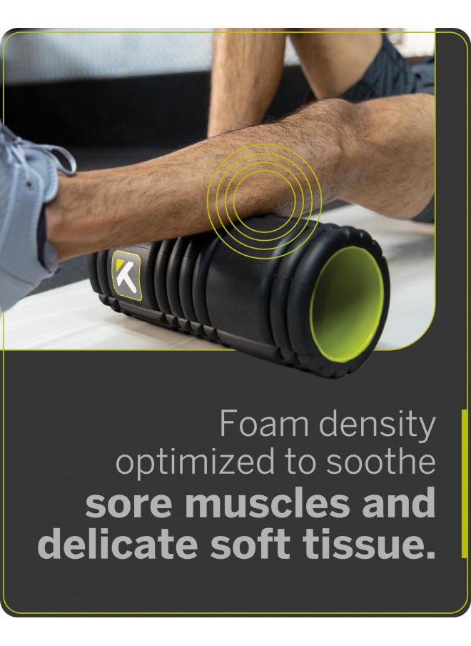Trigger Point Performance TriggerPoint GRID Foam Roller for Exercise, Deep Tissue Massage and Muscle Recovery, Original (13-Inch), Black  - Image 3