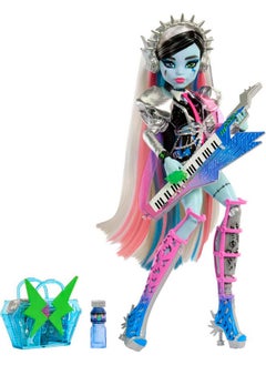 MONSTER HIGH ™ Doll, Amped Up Frankie Stein™ Rockstar With Instrument And Performance-Themed Accessories Like Headphones  - Image 3