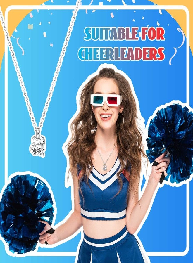 Inbagi 12 Pcs Sport Theme Necklace Gifts Bulk Softball Cheer Baseball Volleyball Necklace Jewelry for Team Accessories Player Party Favors(Cheerleader) - Image 4