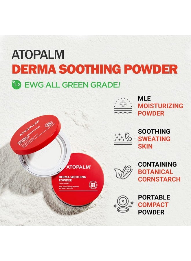 Atopalm Derma Soothing Powder Pact, 0.8 Oz, Talc Free Baby Dusting Powder With Cornstarch, Panthenol For Calming Sweat Rash, To Prevent Prickly Heat, 23G  - Image 3