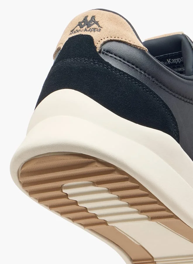 Kappa Men's Panelled Sports Shoes with Lace-Up Closure