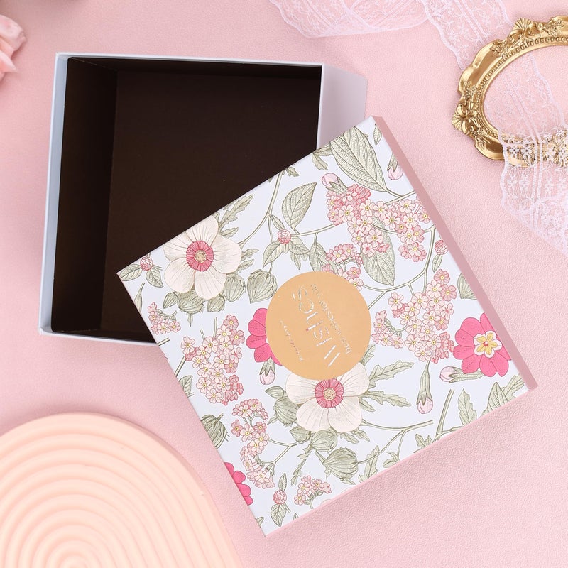 HOME ELEMENTS 3 Pcs Best Wishes Luxury Gift Boxes Set with Lid, Decorative Present Boxes,Bridesmaid Box, Empty Gift Boxes for Hampers, Birthdays, Weddings & Events, Special Occasions (Green) - Image 4