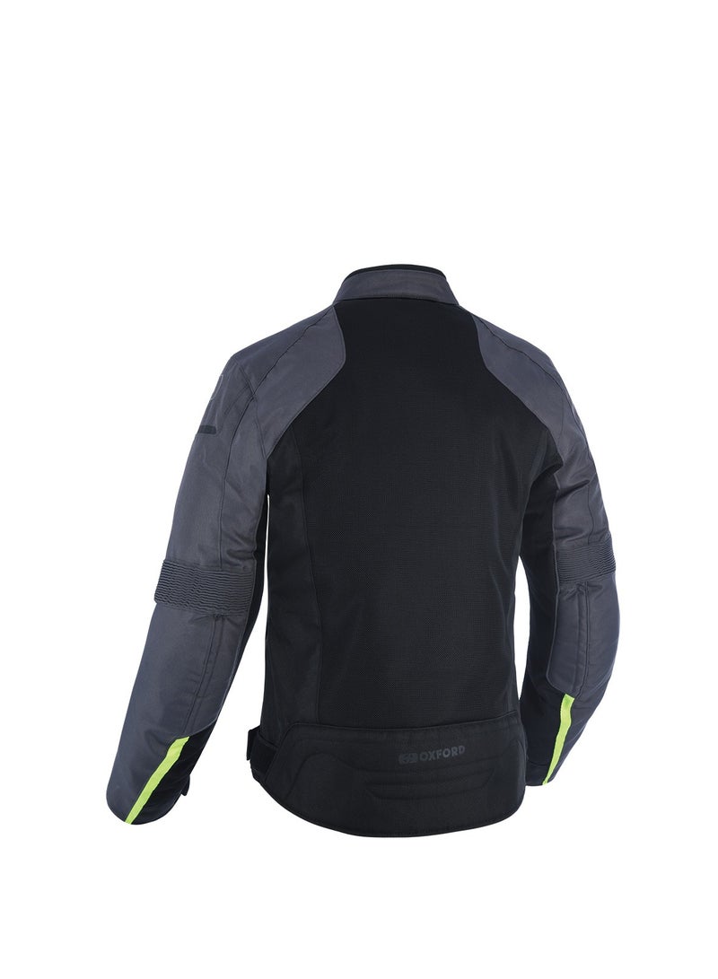 Oxford Oxford Delta 1.0 Air Jacket Black Grey & Fluo  - Image 2
