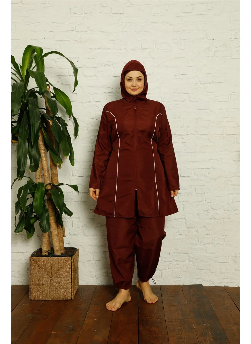 اكبينيز Full Hijab Plus Size Swimwear 32011