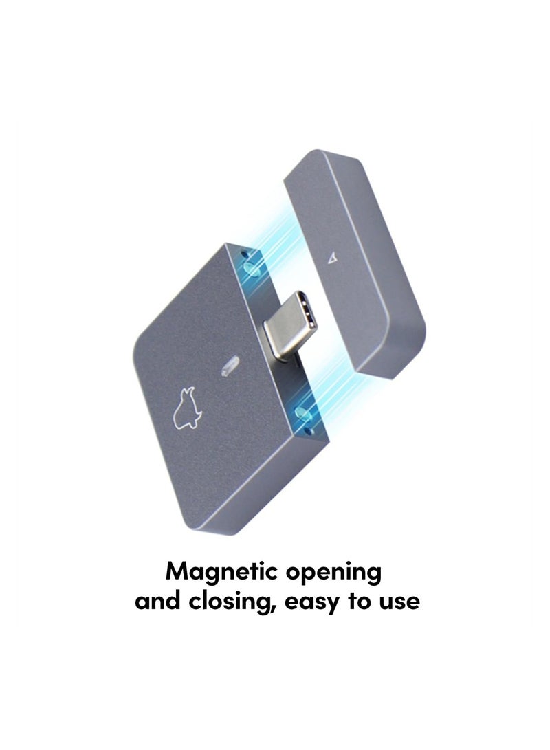Excefore M.2 NVMe SSD Enclosure Aluminum Tool-Free Adapter, 10Gbps USB3.2 Reader, for M.2 NVMe M-Key 2230 SSD, New 2230 Plug and Play M.2 Hard Drive Case, Support UASP, Plug and Play  - Image 4