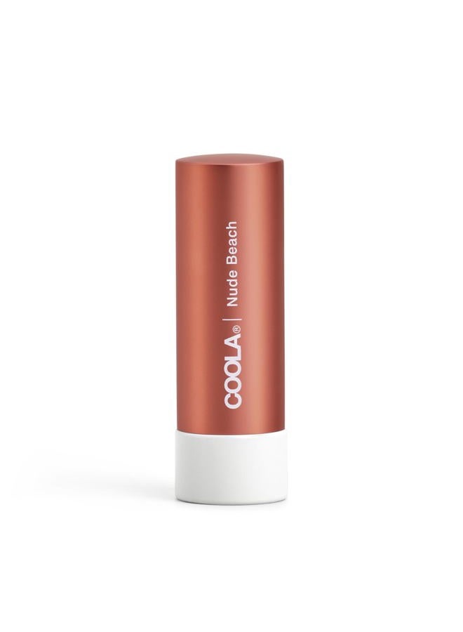 COOLA Organic Tinted Lip Balm & Mineral Sunscreen with SPF 30, Dermatologist Tested Lip Care for Daily Protection, Vegan, Nude Beach, 0.15 Oz - Image 1
