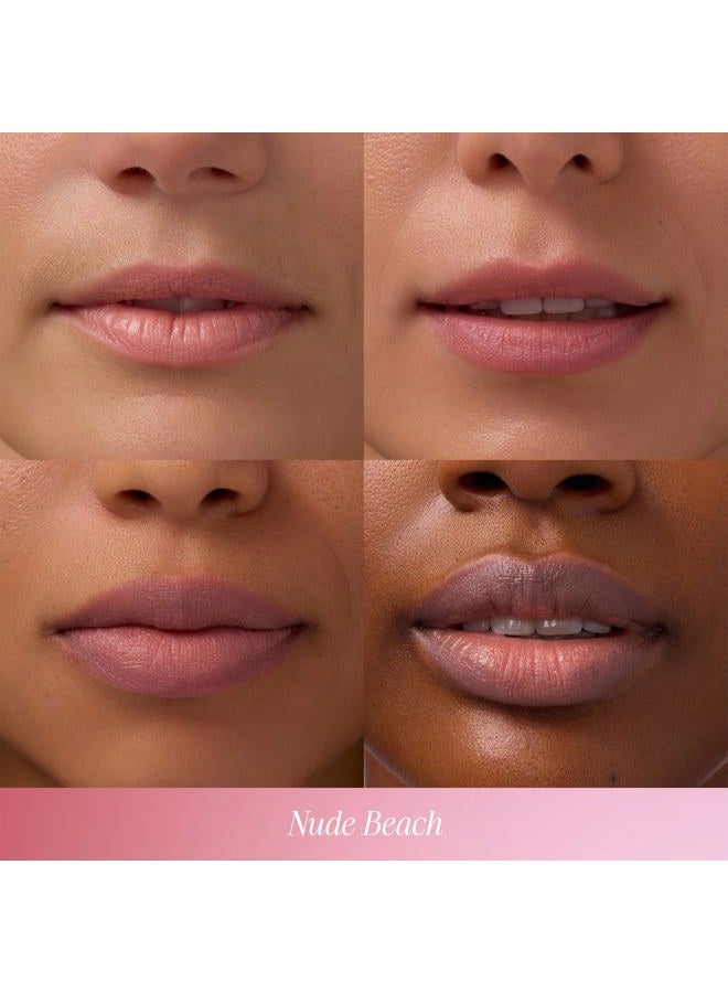 COOLA Organic Tinted Lip Balm & Mineral Sunscreen with SPF 30, Dermatologist Tested Lip Care for Daily Protection, Vegan, Nude Beach, 0.15 Oz - Image 2