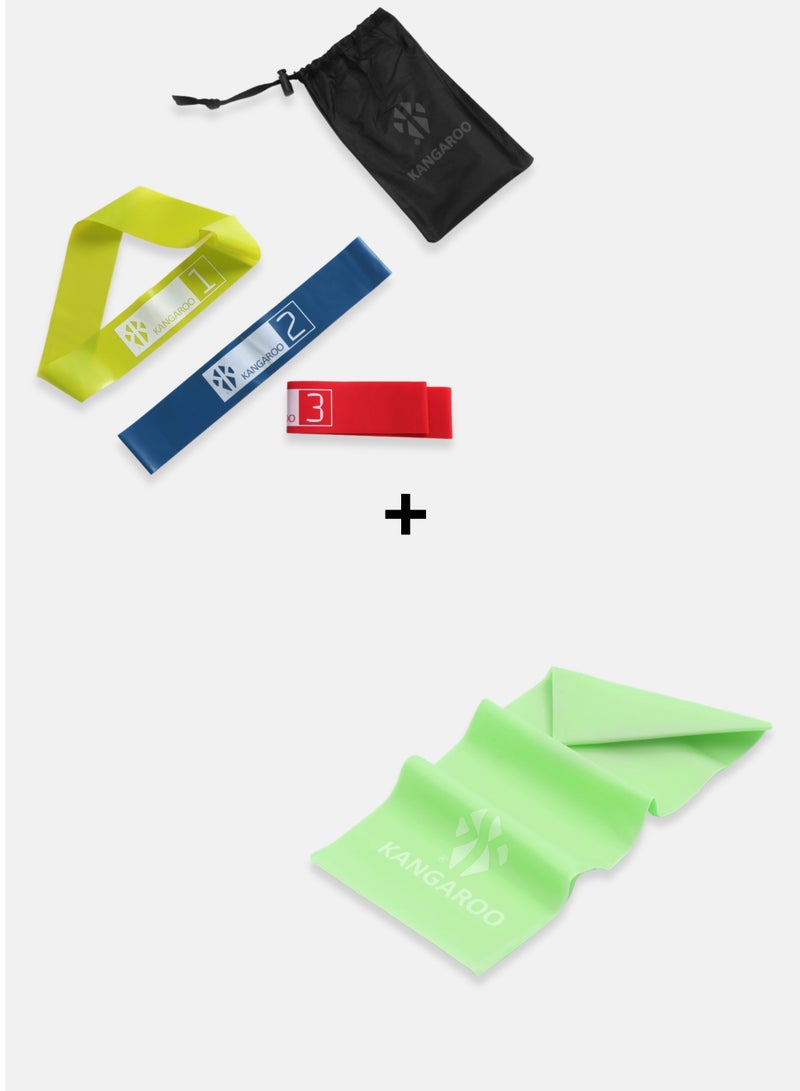 كانجرو مجموعة اشرطه  للمقاومة و لعب اليوجا والبيلاتس - Image 1