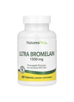 Natures Plus NaturesPlus, Ultra Bromelain, 1,500 mg, 60 Tablets  - Image 1
