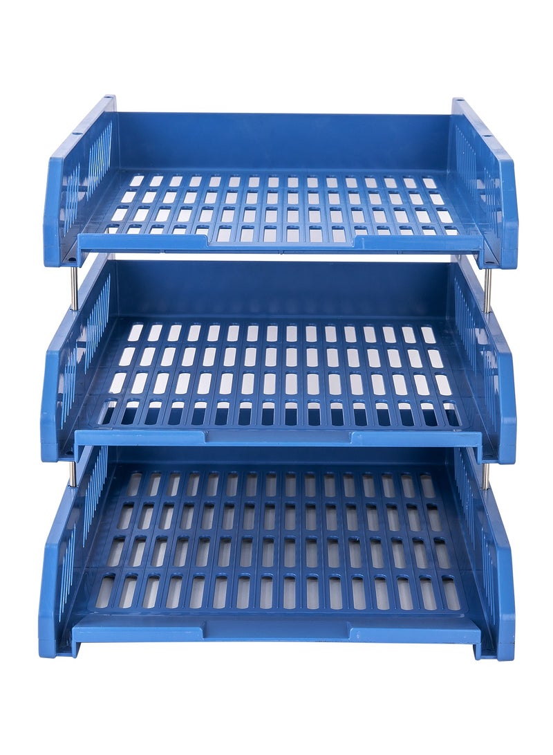 Deli File Tray Blue E9209 - Image 3