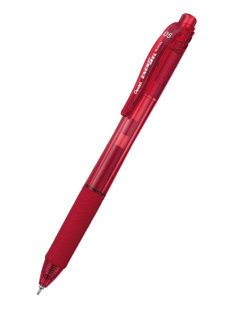 Pentel 12-Piece Energel Gel Ink Pen 0.5mm Tip Red Ink - Image 2