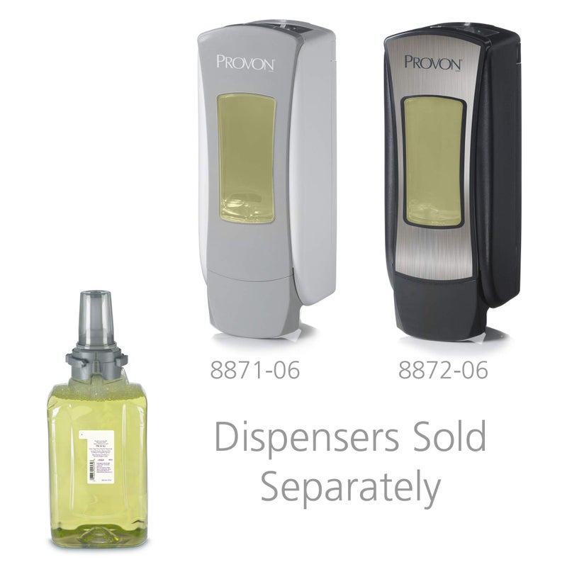 GOJO PROVON Citrus Ginger Foam Hand & Showerwash, EcoLogo Certified, 1250 mL Hand and Shower Soap Refill for PROVON ADX-12 Push-Style Dispenser (Pack of 3) - 8824-03 - Image 4