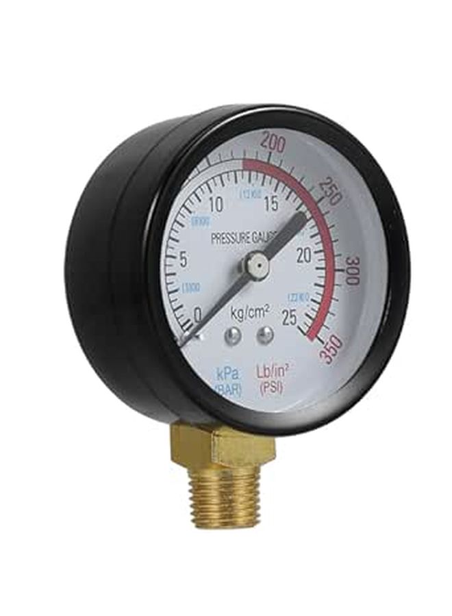 Pneumatic Vertical Pressure Gauge G1/4 0-25 Bar Air Compressor Accessory For Industrial Replacement Part Measurement - Image 1