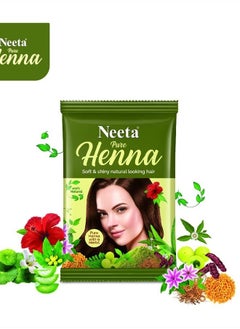Neeta Pure Henna (Mehendi) Powder For Hair | 100% Natural Henna Powder with Goodness of 9 Herbs, 5.29 Ounce Pack of 1  - Image 4
