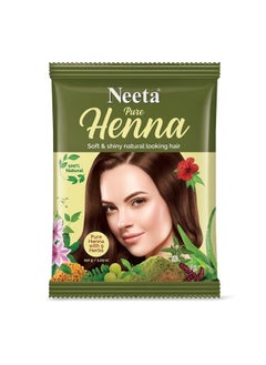 Neeta Pure Henna (Mehendi) Powder For Hair | 100% Natural Henna Powder with Goodness of 9 Herbs, 5.29 Ounce Pack of 1  - Image 1
