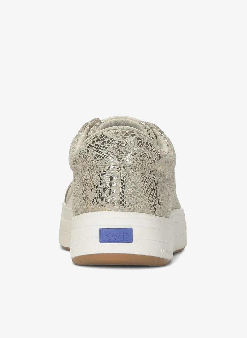 Keds Keds Women's Park Lace Up Casual Sneaker Gold