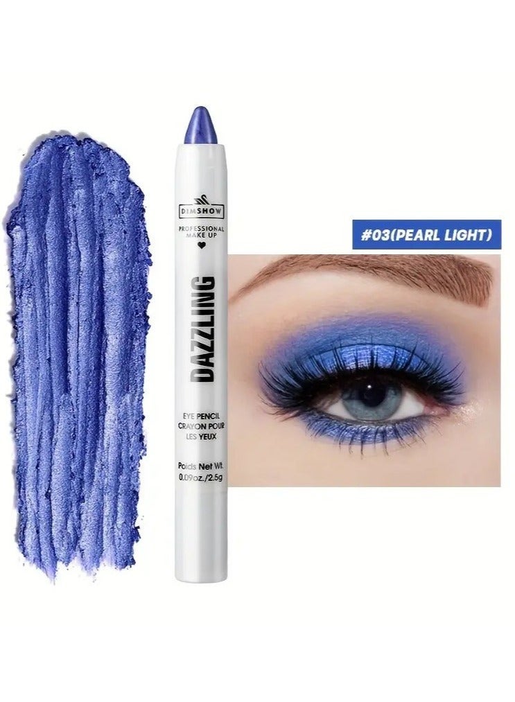 ديمشو لؤلؤة نابضة بالحياة لمعان لظلال العيون-بطانة قلم ومجموعات الظل-مقاوم للماء، مقاوم للعرق، مقاوم لللطحة، مشرق المسلط الضوء للمهرجانات الموسيقية، تحت التجاعد، تطبيق الجفن - Image 1