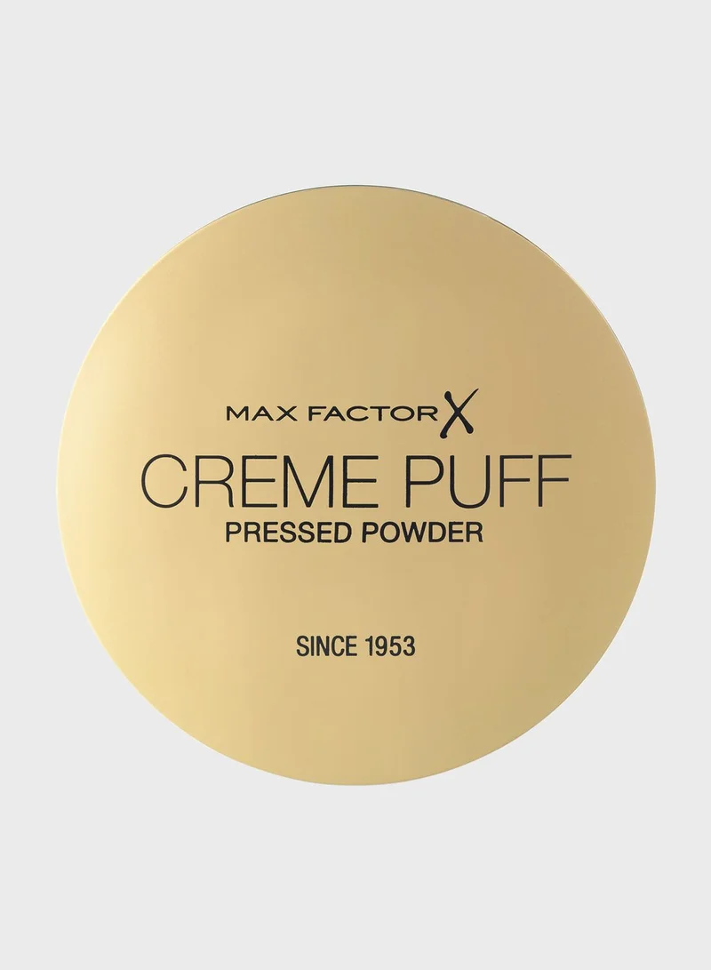 Max Factor Creme Puff Pressed Compact Powder- 81 Truly Fair