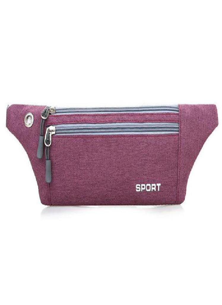 Eckek - Women Waist Bag Sports Bag Headphone Plug Travel Pockets Mobile Phone Pockets Ladies Designer Belt Bag Waist Pack Bag Waist Pack - Image 1