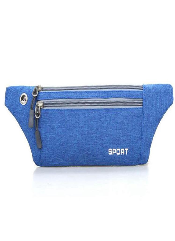 Eckek - Women Waist Bag Sports Bag Headphone Plug Travel Pockets Mobile Phone Pockets Ladies Designer Belt Bag Waist Pack Bag Waist Pack - Image 1