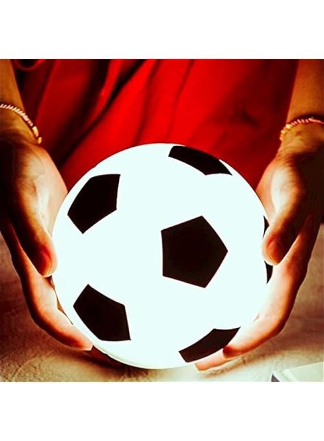 GZKPL Soccer Night Light, Touch Table Desk Lamp Football Toys Gifts, Battery Powered LED Rechargeable Room Light Soccer Gifts for Baby Boys Girls Kids Adults Sport Fan, Bedroom Party Home Decor - Image 1
