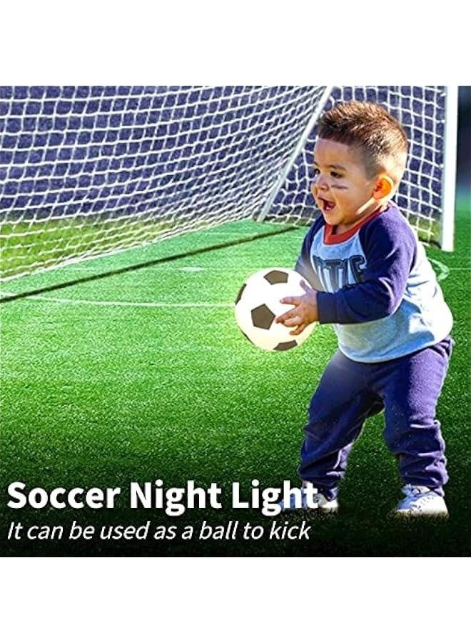 GZKPL Soccer Night Light, Touch Table Desk Lamp Football Toys Gifts, Battery Powered LED Rechargeable Room Light Soccer Gifts for Baby Boys Girls Kids Adults Sport Fan, Bedroom Party Home Decor - Image 4