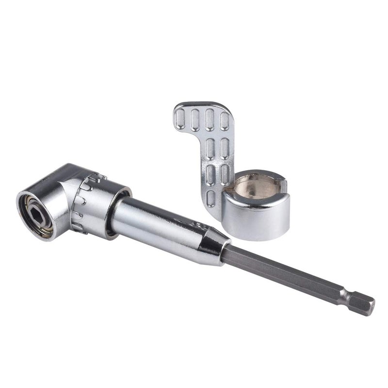 KATUR 105 Degree Right Angle Drill Bit Extension Socket for Tight Corner with Strong Magnet 14inch Hex Shank Screwdriver Angled Bit Holder - Image 2