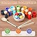 BBtinker Montessori Wooden Balls in Cups Toddler Color Sorting Toys and Matching Game Preschool Learning Activities Educational Fine Motor Skill Toy for Kids - Image 4