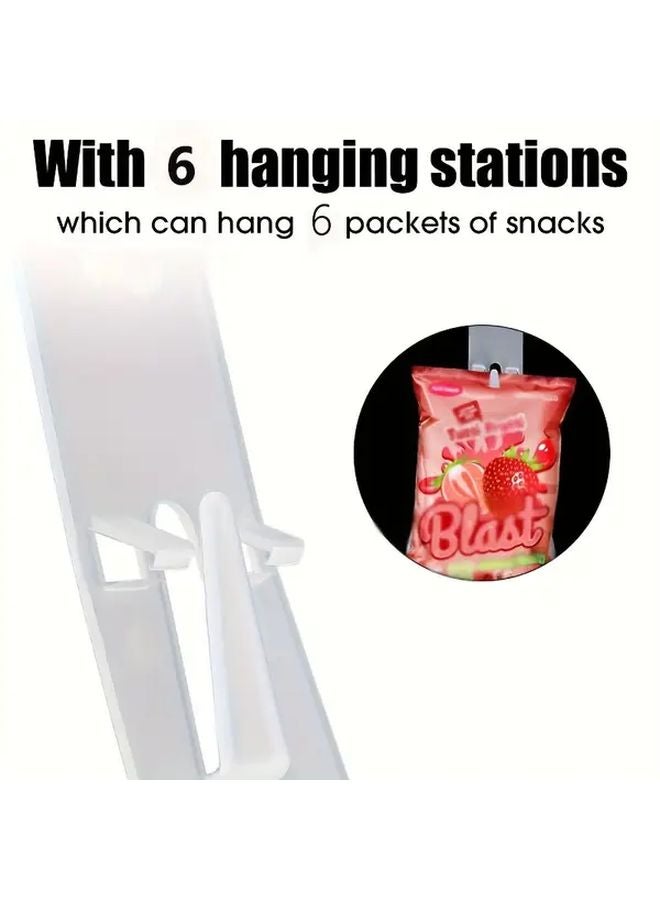 2pcs Transparent Over The Door Hanging Rack Hooks Space Saving Home Organization - Image 5