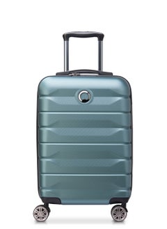 DELSEY Air Armour Hardcase Expendable Double Wheel Cabin Trolley Bag 55cm/22Inch, 37+5L, 3kg, Green - Small  - Image 1