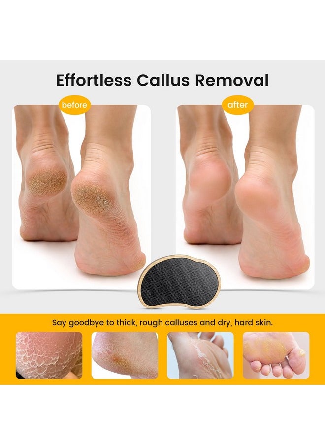 BEZOX Glass Foot Scrubber Shower(1 Pcs) - Nano-Glass Pedi Egg Pumice Stone For Feet Dead Skin, Plastic-Free Pedicure Foot File Callus Remover - Bamboo Handle  - Image 1